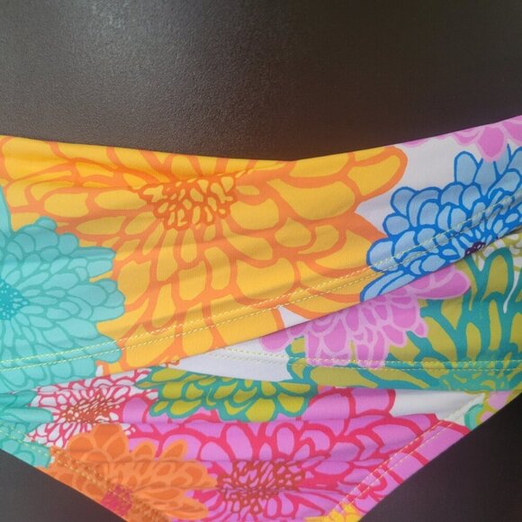 Bleu by Rod Beattie Fresh Picks Printed Sarong Hipster Bikini Bottoms - Picture 2 of 6